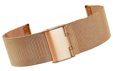 Bransoleta Siatka Różowe Złoto 22 mm 301RG22 Bransoleta Siatka Różowe Złoto 22 mm 301RG22