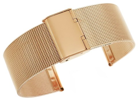 Bransoleta Siatka Różowe Złoto 22 mm 301RG22 Bransoleta Siatka Różowe Złoto 22 mm 301RG22