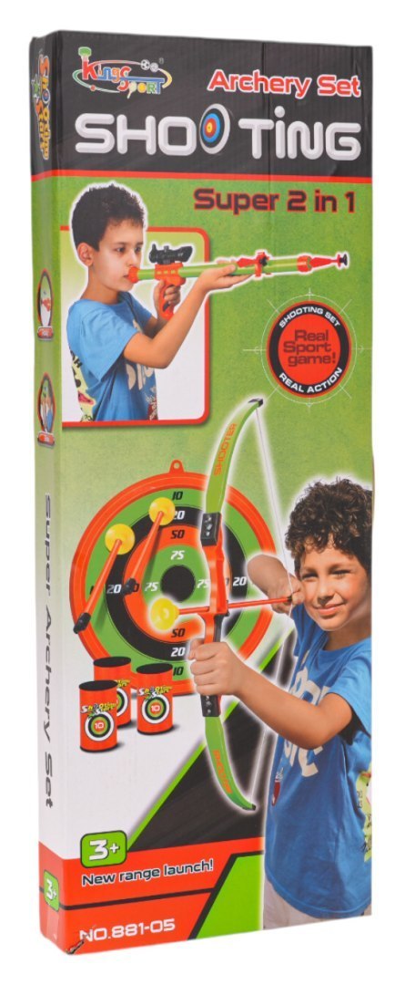 Zestaw 2w1 Łuk i Pistolet + Akcesoria