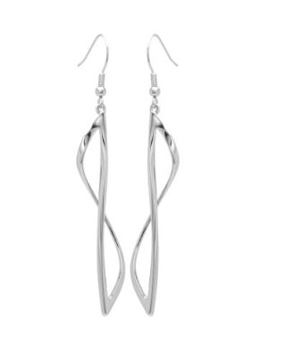 Kolczyki abstrakcja nieskończoność (P9772AG)