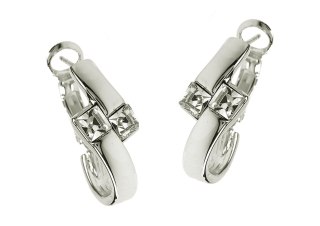 Eleganckie kolczyki z kryształkami Preciosa (P8026AG)