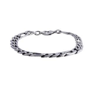 Bransoletka figaro 19 cm (B22/MEN/35AG CZ)