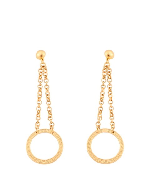 Długie kolczyki z okręgami (P22/LAT/64AU)