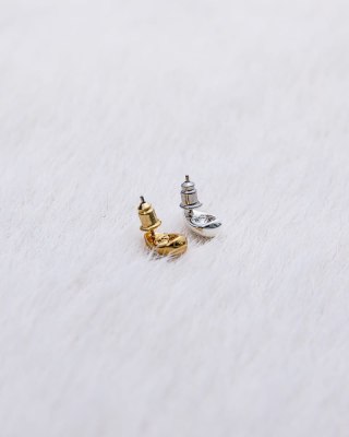 Pozłacane kolczyki małe łezki z kolekcji OLIWCIAKS (P24/WIO/61AU)