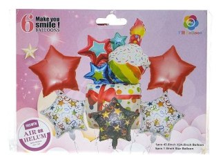Balony foliowe 6szt