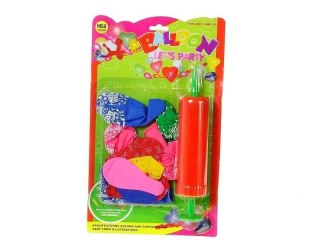 Balony urodzinowe z pompką 12szt