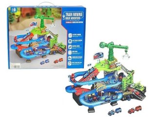 Baza załadunkowa węgla dźwig, tor, lokomotywy