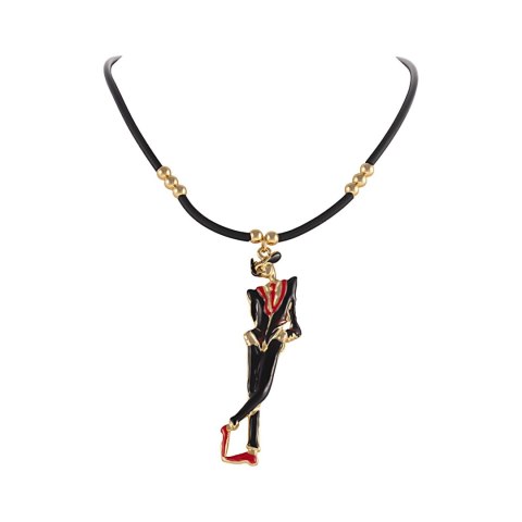 Choker kauczukowy z mężczyzną (C25/LAT/60/3AU)