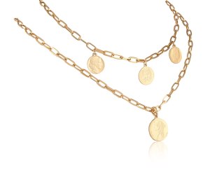 Łańcuszek z trzema monetkami (C22/MON/96AU)