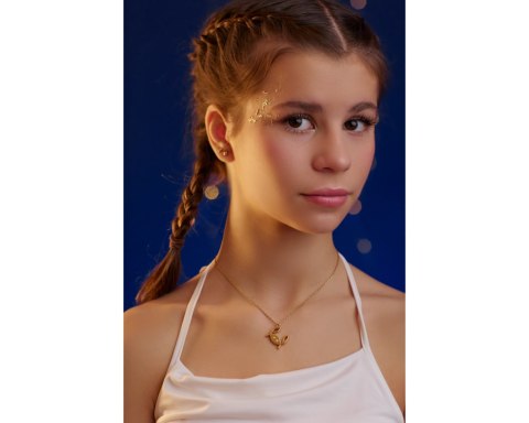 Naszyjnik krabik na łańcuszku z kolekcji Aqualessia (C24/AQUA/07AU)