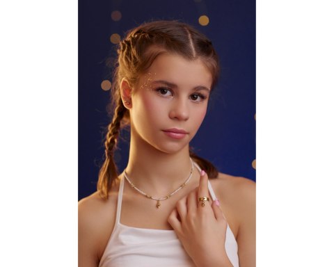 Naszyjnik z różowych koralików z muszelką z kolekcji Aqualessia (C24/AQUA/02AU)