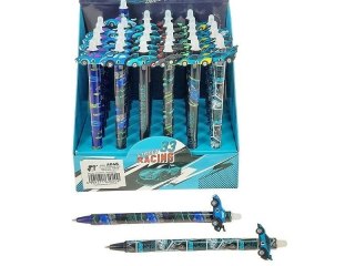 Długopis z ozdobną końcówką - auto (36szt)