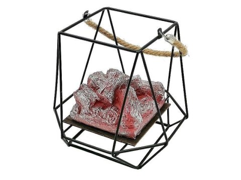 Lampion kominek LED ognisko