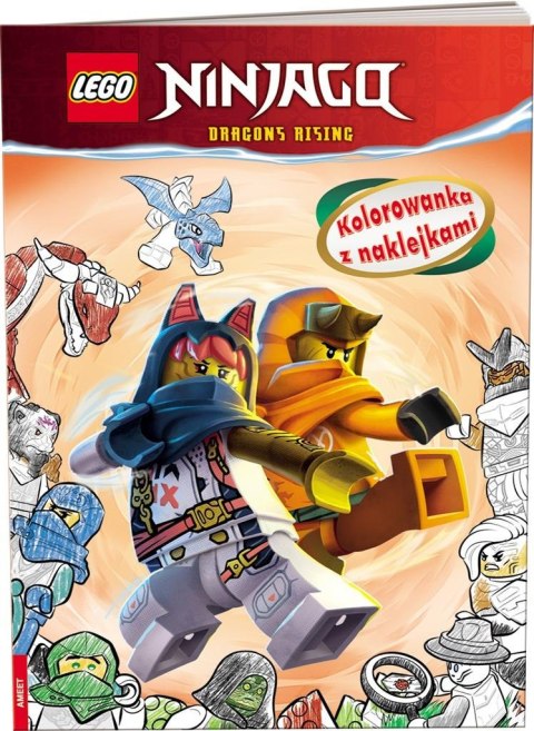 LEGO(R) Ninjago Kolorowanka z naklejkami