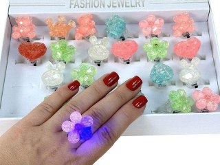 Pierścionek ze światłem (24szt)