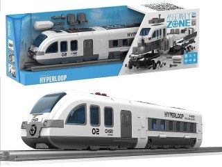 Pociąg metra do skręcania, światło i dźwięk 1:16