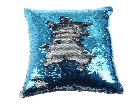 Poduszka kwadratowa z obracanymi cekinami MIX