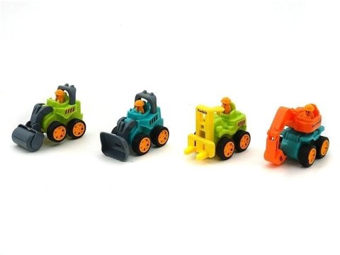 Pojazd budowlany z napędem na koło zamachowe MIX