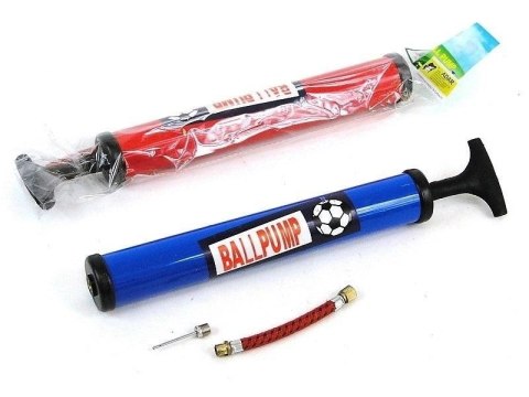 Pompka do piłek z igłą 29cm MIX