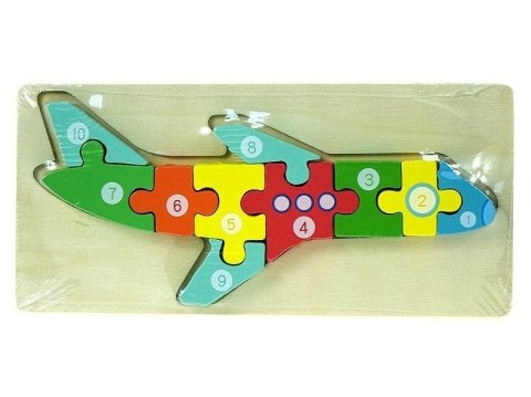 Puzzle drewniane Samolot