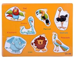 Puzzle drewniane Zwierzęta