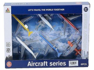 Samolot pasażerski metalowy 6szt