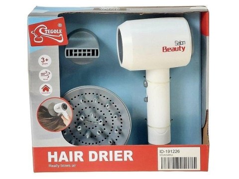 Suszarka do włosów na baterię z końcówkami