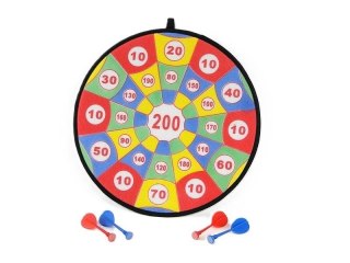 Tarcza z rzutkami na rzep