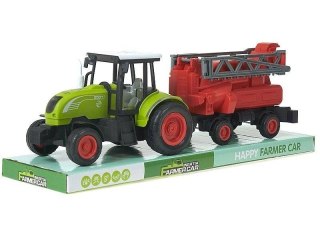 Traktor z przyczepą