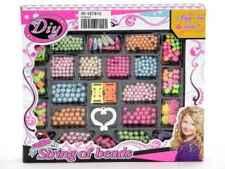 Zestaw koralików do robienia biżuterii