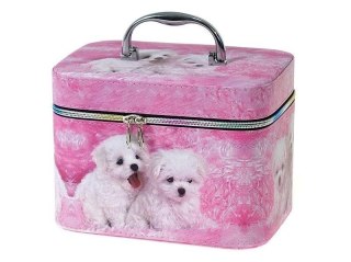 Kuferek L z lusterkiem na zamek 23x17x15cm