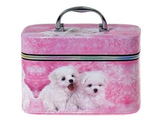 Kuferek S z lusterkiem na zamek 19x11x10cm