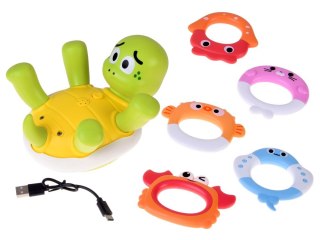 Żółwik Interaktywna Zabawka do kąpieli Żółw z Fontanną Wody ZA5819