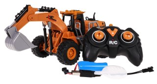 Koparka z Funkcją Świateł i Dymu R/C