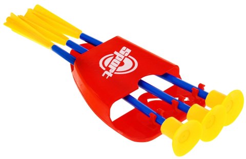 Mała Kusza dla dzieci 6+ Zestaw sportowy 7 el. + Tarcza + 4 bełty + Kołczan + Celownik laserowy