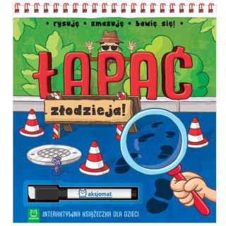 Aksjomat Łapać złodzieja Interaktywna książeczka KS0552