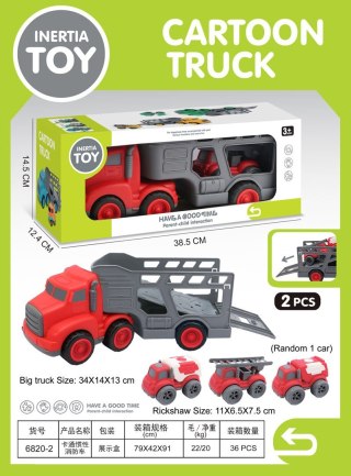 Zestaw Pojazdów Laweta + Autka Straż Pożarna