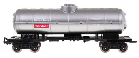 Kolejka z funkcją Dymu dla dzieci 5+ Długi tor + Lokomotywa retro + 4 wagony