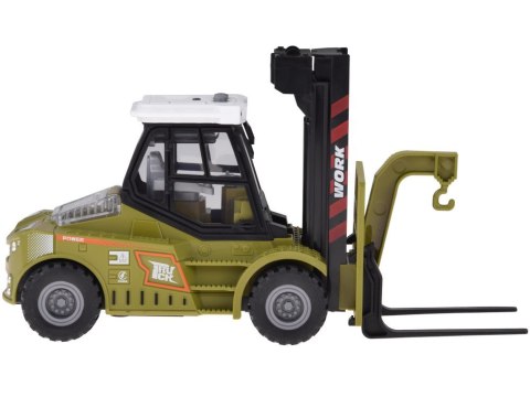 WÓZEK WIDŁOWY z ruchomymi widłami + efekty świetlne i dźwiękowe ZA5978