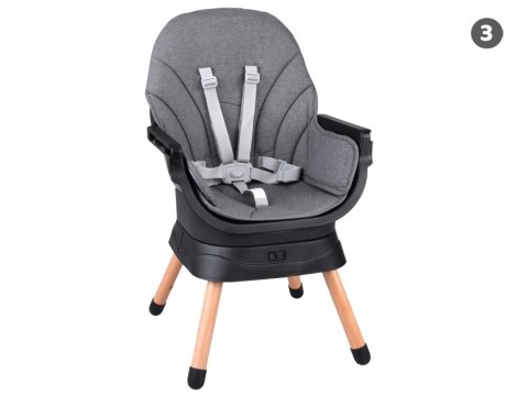 Wielofunkcyjny fotel obracane krzesełko do karmienia 6w1 dla dzieci ZA5659