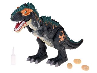 Duży dinozaur robot chodzi ryczy ZNOSI JAJKA efekty świetlne para ZA5716