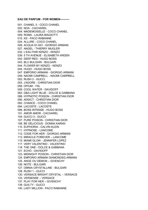 Perfumy nr 001 100ml - zamiennik inspirowany Chanel No 5 Eau de Parfum od Chanel