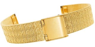 Bransoleta Fashion Mesh Złota IPG 14 mm FA14G