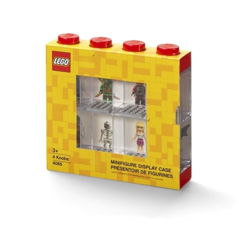 Lego(R) witrynka na 8 minifigurek czerwona
