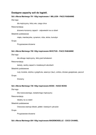 Sól z Morza Martwego 063 100g inspirowane D&G LIGHT BLUE - DOLCE & GABBANA