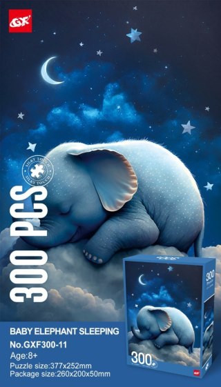 Zestaw Puzzli 300el. Słoń