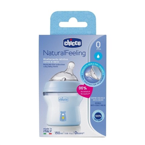 Butelka plastikowa NaturalFeeling nieb 150ml 0m+