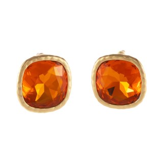 Kolczyki z dużym, kwadratowym kryształem Primero (P25/JES/62AU)