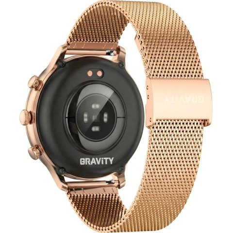 Smartwatch Gravity Różowe Złoto Pasek i Bransoleta GT5-7