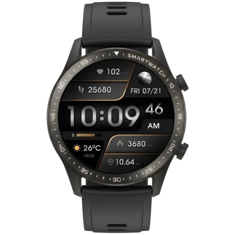Smartwatch Gravity Czarny Bransoleta i Pasek GT10-1
